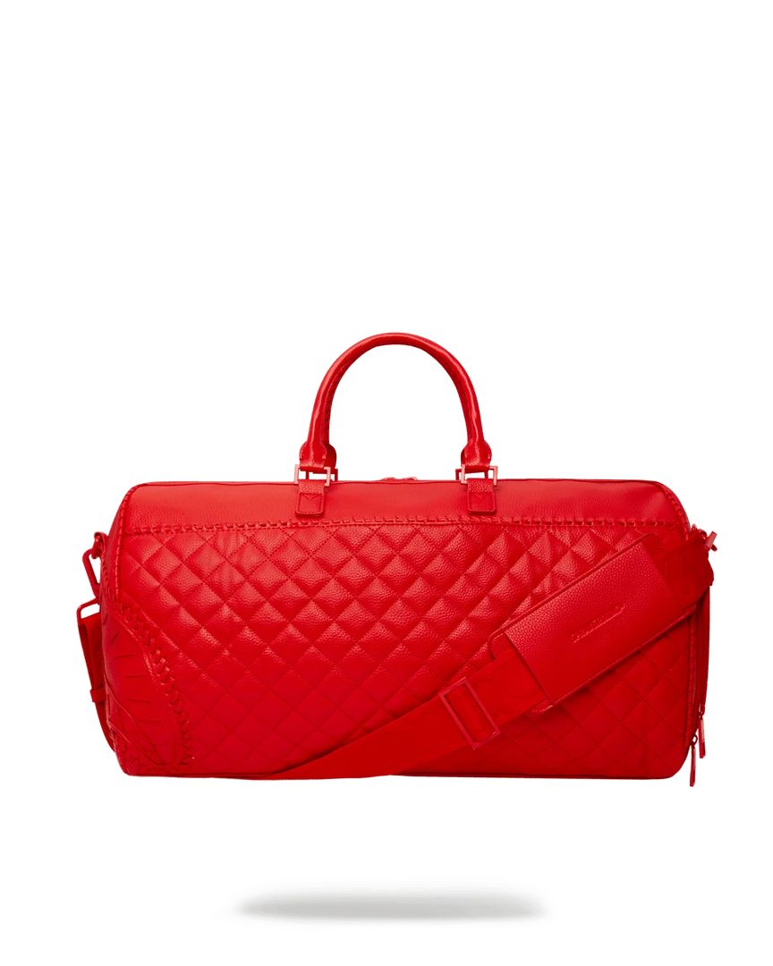 SPRAYGROUND® RED RIVIERA EMPEROR DUFFLE 7 SPRAYGROUND® RED RIVIERA EMPEROR DUFFLE