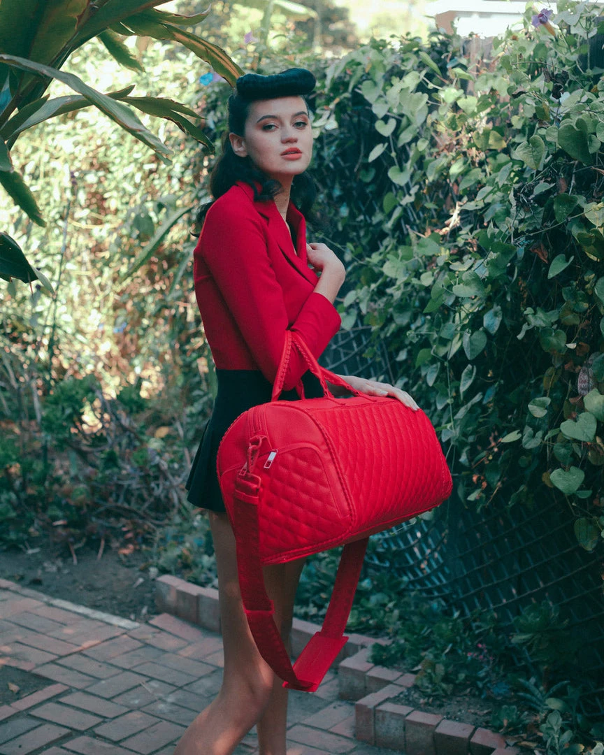 SPRAYGROUND® RED RIVIERA EMPEROR DUFFLE 8 SPRAYGROUND® RED RIVIERA EMPEROR DUFFLE