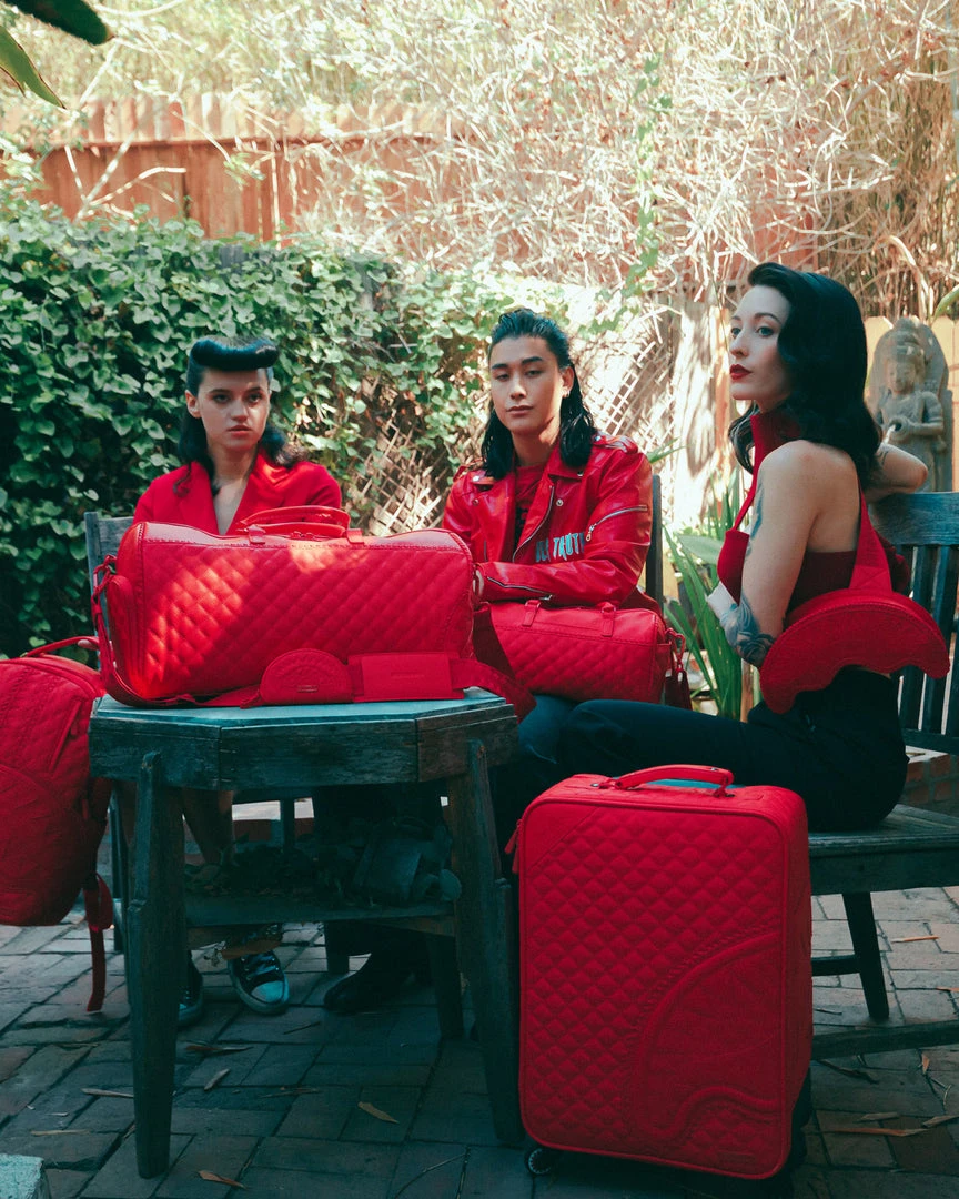 SPRAYGROUND® RED RIVIERA EMPEROR DUFFLE 10 SPRAYGROUND® RED RIVIERA EMPEROR DUFFLE