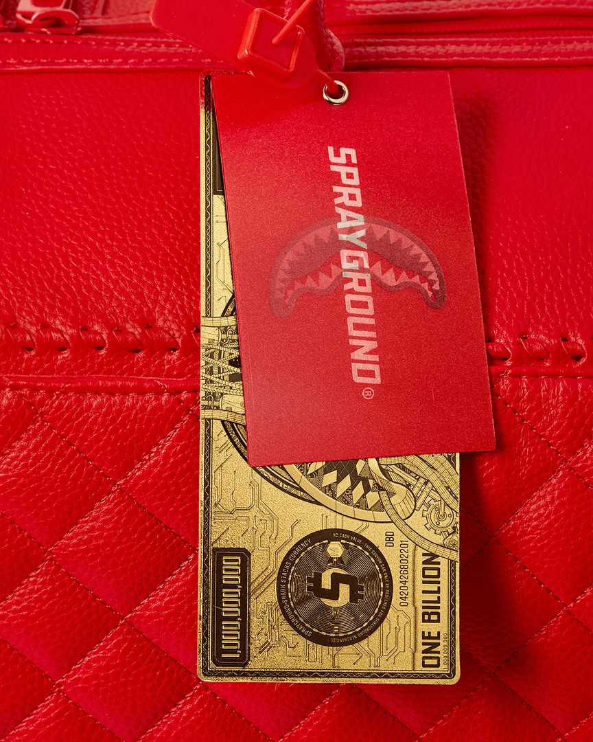 SPRAYGROUND® RED RIVIERA EMPEROR DUFFLE 16 SPRAYGROUND® RED RIVIERA EMPEROR DUFFLE