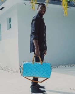 SPRAYGROUND® BAGS ILLUCHAINS TURQ DUFFLE