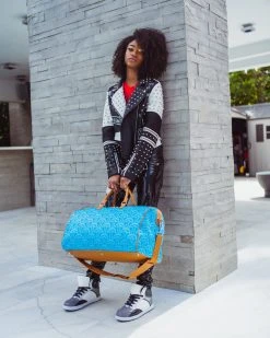 SPRAYGROUND® BAGS ILLUCHAINS TURQ DUFFLE