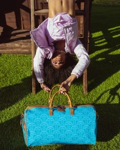 SPRAYGROUND® BAGS ILLUCHAINS TURQ DUFFLE