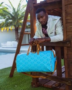 SPRAYGROUND® BAGS ILLUCHAINS TURQ DUFFLE