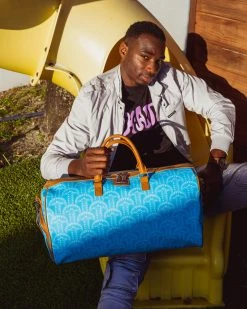 SPRAYGROUND® BAGS ILLUCHAINS TURQ DUFFLE