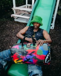 SPRAYGROUND® CAMOBURST EMPEROR DUFFLE BAGS