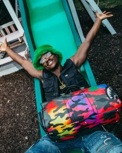 SPRAYGROUND® CAMOBURST EMPEROR DUFFLE BAGS