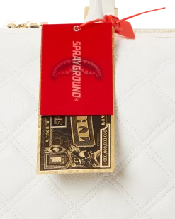 SPRAYGROUND® RIVIERA LE BLANC GOLD CHAIN SHARK MINI DUFFLE 33 SPRAYGROUND® RIVIERA LE BLANC GOLD CHAIN SHARK MINI DUFFLE