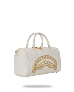 SPRAYGROUND® RIVIERA LE BLANC GOLD CHAIN SHARK MINI DUFFLE 20 SPRAYGROUND® RIVIERA LE BLANC GOLD CHAIN SHARK MINI DUFFLE
