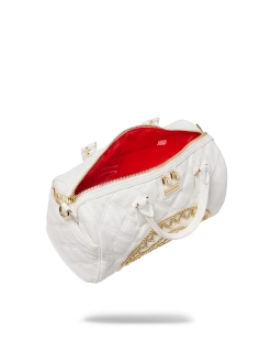 SPRAYGROUND® RIVIERA LE BLANC GOLD CHAIN SHARK MINI DUFFLE 26 SPRAYGROUND® RIVIERA LE BLANC GOLD CHAIN SHARK MINI DUFFLE