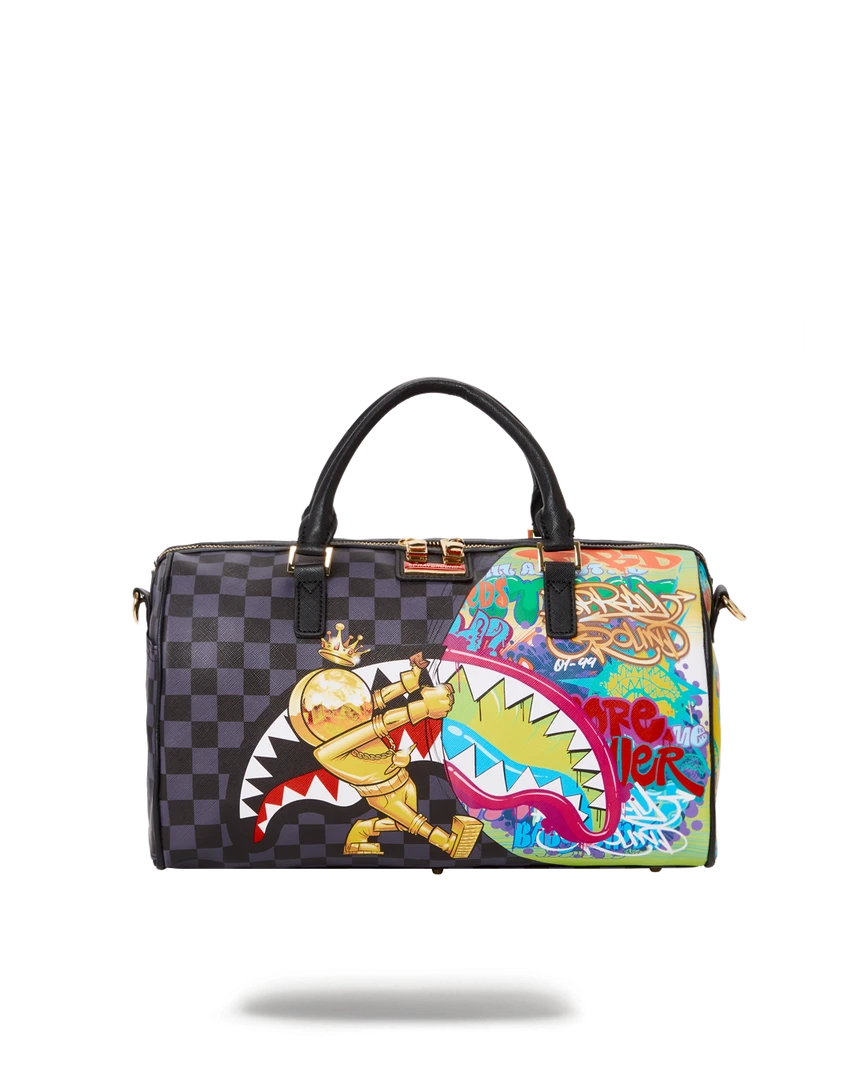 SPRAYGROUND® ASTROMANE SHARKS IN SPACE MINI DUFFLE 3 SPRAYGROUND® ASTROMANE SHARKS IN SPACE MINI DUFFLE