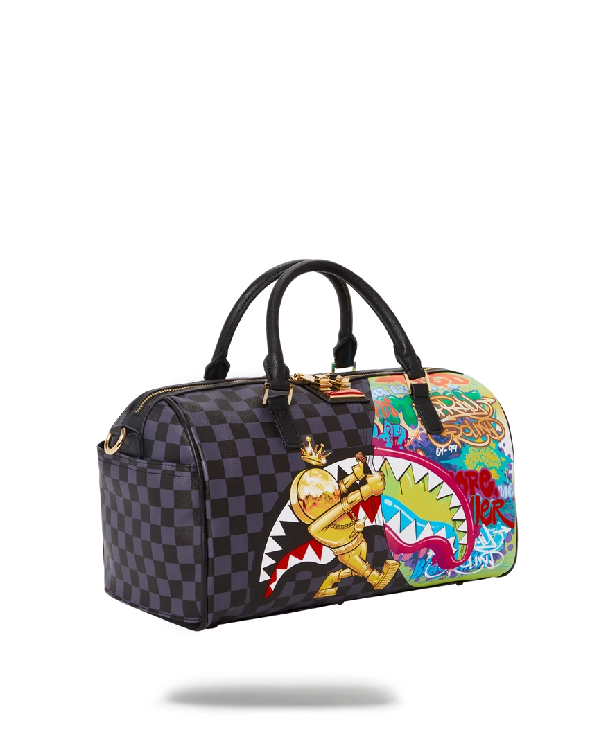 SPRAYGROUND® ASTROMANE SHARKS IN SPACE MINI DUFFLE 5 SPRAYGROUND® ASTROMANE SHARKS IN SPACE MINI DUFFLE