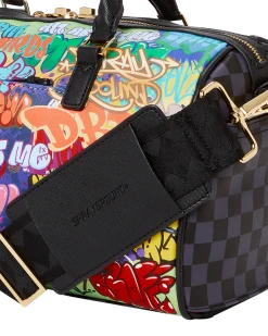 SPRAYGROUND® ASTROMANE SHARKS IN SPACE MINI DUFFLE 21 SPRAYGROUND® ASTROMANE SHARKS IN SPACE MINI DUFFLE