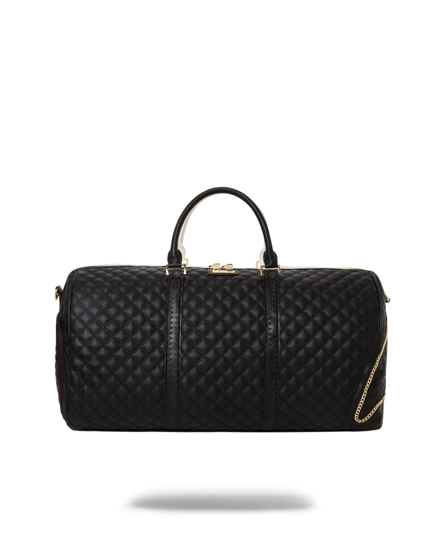 SPRAYGROUND® LEVELED UP SPLIT QUILT SHARK DUFFLE 3 SPRAYGROUND® LEVELED UP SPLIT QUILT SHARK DUFFLE