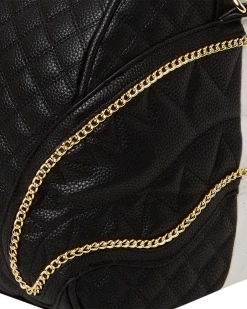 SPRAYGROUND® LEVELED UP SPLIT QUILT SHARK DUFFLE 30 SPRAYGROUND® LEVELED UP SPLIT QUILT SHARK DUFFLE