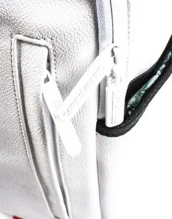 SPRAYGROUND® THE SPRAYGROUND DIY WHITE BACKPACK (VEGAN LEATHER & INNER MONEY LINING) & MARKERS INCLUDED BAGS