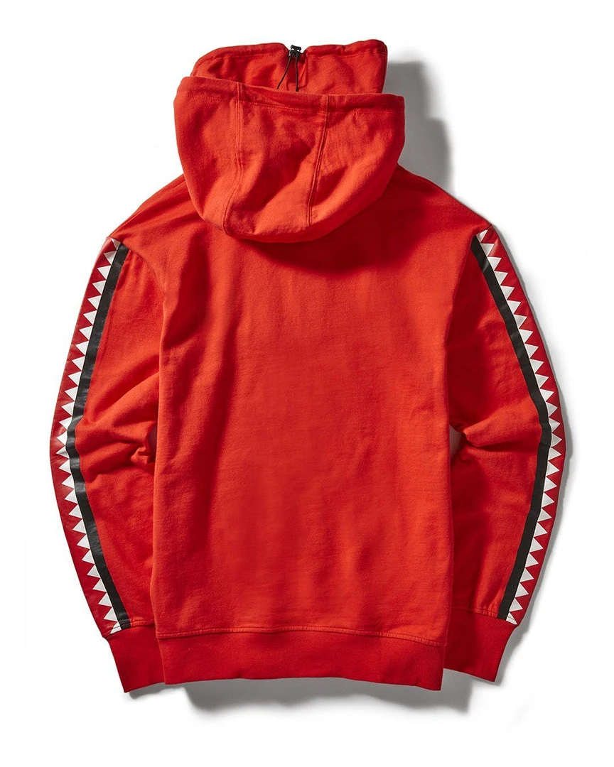 SPRAYGROUND® APPAREL+GEAR NINJA LIGHTWEIGHT VERTICAL SHARK HOODY (RED) 4 SPRAYGROUND® APPAREL+GEAR NINJA LIGHTWEIGHT VERTICAL SHARK HOODY (RED)
