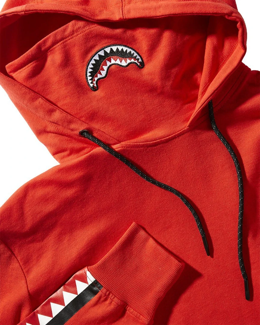 SPRAYGROUND® APPAREL+GEAR NINJA LIGHTWEIGHT VERTICAL SHARK HOODY (RED) 5 SPRAYGROUND® APPAREL+GEAR NINJA LIGHTWEIGHT VERTICAL SHARK HOODY (RED)