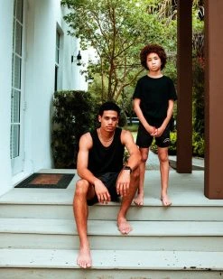 SPRAYGROUND® KIDS LIGHTS OUT SWIM TRUNKS SWIMWEAR