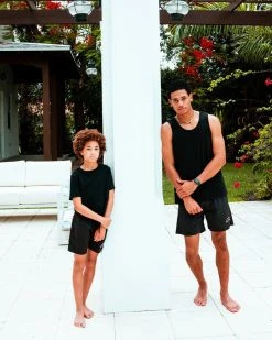 SPRAYGROUND® KIDS LIGHTS OUT SWIM TRUNKS SWIMWEAR