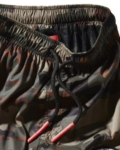 SPRAYGROUND® SWIMWEAR KIDS CAMO CHECKERED SWIM TRUNKS