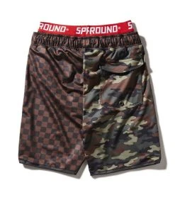 SPRAYGROUND® KIDS CHECKS & CAMO SWIM TRUNKS SWIMWEAR