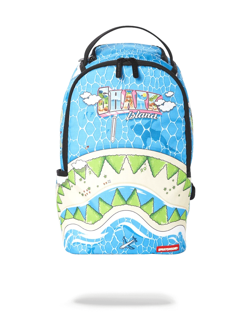 SPRAYGROUND® MINI WELCOME TO SHARK ISLAND BACKPACK BAGS 3 SPRAYGROUND® MINI WELCOME TO SHARK ISLAND BACKPACK BAGS
