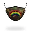 SPRAYGROUND® FACE MASKS ADULT RAINBOW SHARK FORM FITTING FACE MASK