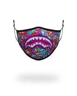SPRAYGROUND® KIDS FORM FITTING MASK: CANDY SHARK FACE MASKS