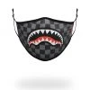 SPRAYGROUND® ADULT SHARKS IN PARIS (GREY) FORM FITTING FACE MASK