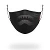 SPRAYGROUND® ADULT MIDNIGHT SHARK FORM FITTING FACE MASK FACE MASKS