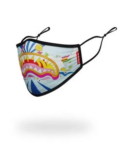 SPRAYGROUND® ADULT GROOVY SHARK FORM FITTING FACE MASK FACE MASKS