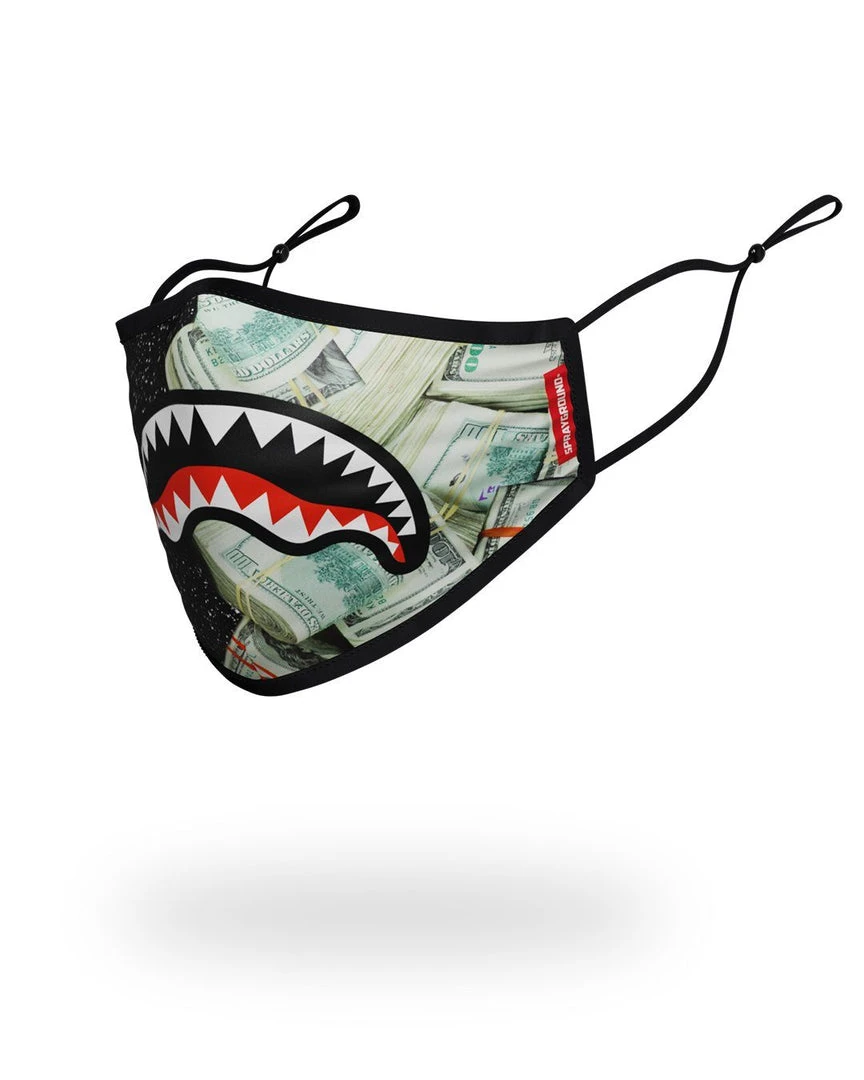 SPRAYGROUND® ADULT PARTY SHARK FORM FITTING FACE MASK FACE MASKS 4 SPRAYGROUND® ADULT PARTY SHARK FORM FITTING FACE MASK FACE MASKS