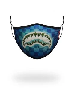 SPRAYGROUND® ADULT SHARK ISLAND FORM FITTING FACE MASK FACE MASKS