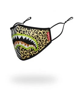 SPRAYGROUND® FACE MASKS ADULT SAFARI SHARK FORM FITTING FACE MASK