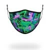 SPRAYGROUND® ADULT NEON MONEY FORM FITTING FACE MASK