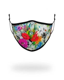 SPRAYGROUND® ADULT FLORAL MONEY FORM FITTING FACE MASK