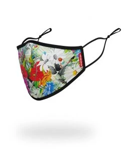SPRAYGROUND® ADULT FLORAL MONEY FORM FITTING FACE MASK