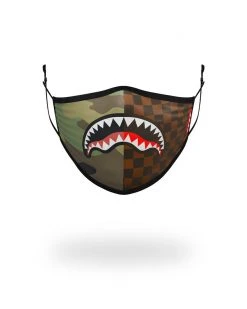 SPRAYGROUND® KIDS FORM FITTING MASK: CHECKS & CAMO