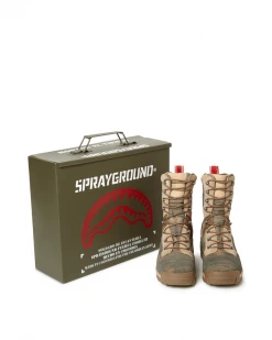 SPRAYGROUND® CAMO TERRAIN FUERZA COBRA PARATROOPER BOOTS - MADE IN COLOMBIA NUMBERED 1/280 PAIRS APPAREL+GEAR