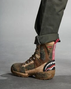SPRAYGROUND® CAMO TERRAIN FUERZA COBRA PARATROOPER BOOTS - MADE IN COLOMBIA NUMBERED 1/280 PAIRS APPAREL+GEAR