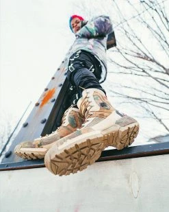 SPRAYGROUND® CAMO TERRAIN FUERZA COBRA PARATROOPER BOOTS - MADE IN COLOMBIA NUMBERED 1/280 PAIRS APPAREL+GEAR