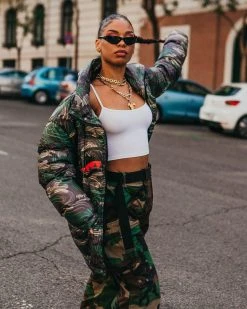 SPRAYGROUND® APPAREL+GEAR CAMO TERRAIN LIGHTWEIGHT PUFFER JACKET