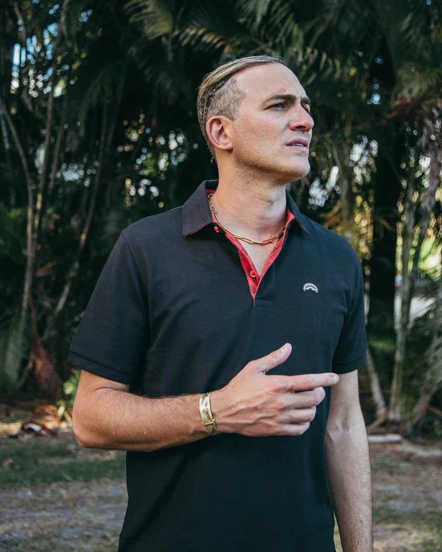 SPRAYGROUND® INFINITY RED PIMA COTTON MADE IN PERU POLO 22 SPRAYGROUND® INFINITY RED PIMA COTTON MADE IN PERU POLO