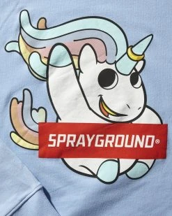 SPRAYGROUND® UNICORN FUN HOODY (LT BLUE)