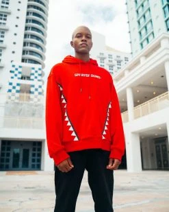 SPRAYGROUND® VERTICAL TRIBE HOODY (RED)