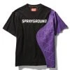 SPRAYGROUND® 33% SPLIT T-SHIRT (PURPLE) APPAREL+GEAR