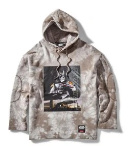 SPRAYGROUND® STAR WARS MANDALORIAN GUNNER HOODY (BROWN TIEDYE) APPAREL+GEAR