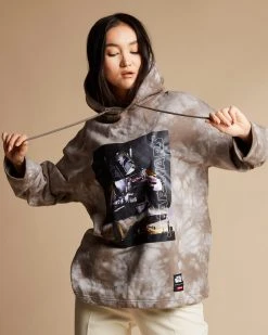 SPRAYGROUND® STAR WARS MANDALORIAN GUNNER HOODY (BROWN TIEDYE) APPAREL+GEAR