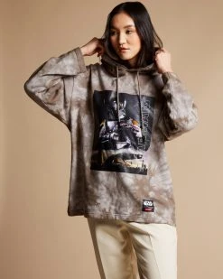 SPRAYGROUND® STAR WARS MANDALORIAN GUNNER HOODY (BROWN TIEDYE) APPAREL+GEAR